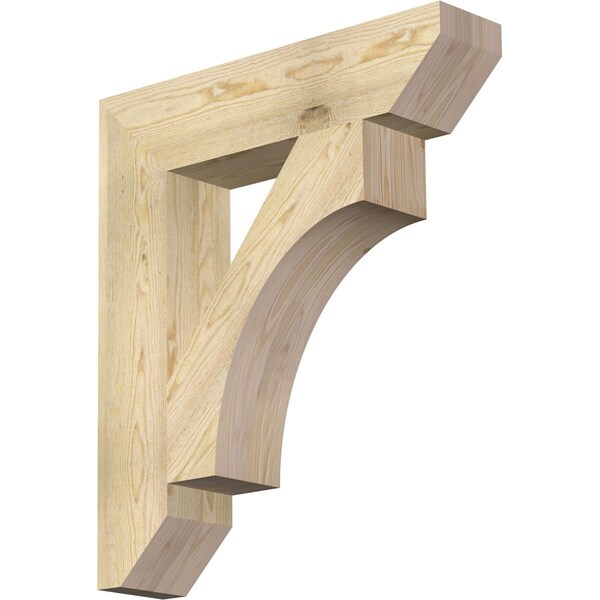 Ekena Millwork Westlake Slat Rough Sawn Bracket, Douglas Fir, 6"W x 28"D x 32"H BKT06X28X32WTL06RDF - main